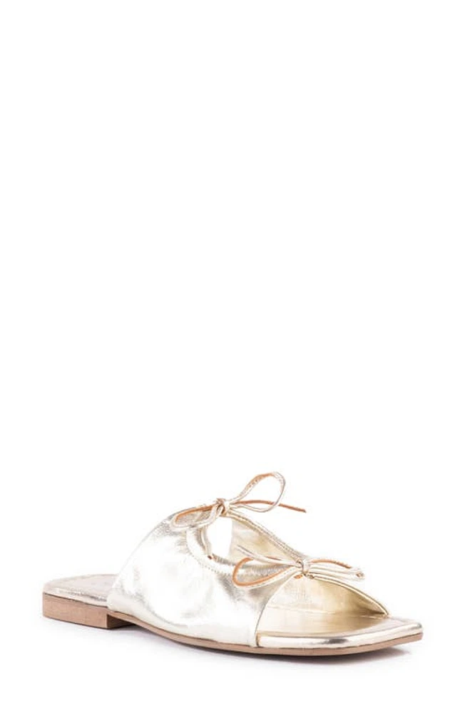 Seychelles Takes Two Slide Sandal Light Gold at Nordstrom,