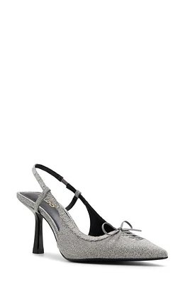 ALDO Stevvie Slingback Pointed Toe Pump Dark Grey at Nordstrom,