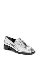 rag & bone Maxwell Metallic Loafer in Silver at Nordstrom, Size 5Us