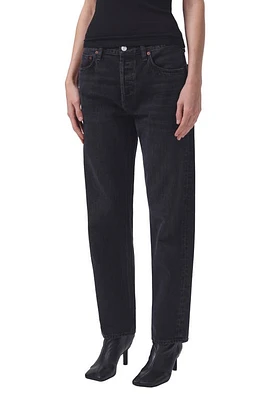 AGOLDE Parker High Waist Crop Straight Leg Jeans Hitch at Nordstrom,