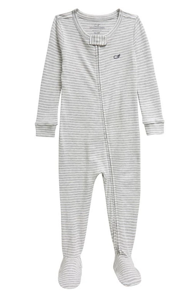 vineyard vines Stripe Pima Cotton Footie at Nordstrom,