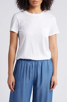 caslon(r) Core Slub Crewneck T-Shirt at Nordstrom,