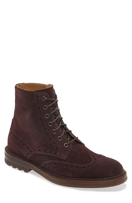 Brunello Cucinelli Wingtip Derby Boot Burgundy at Nordstrom,