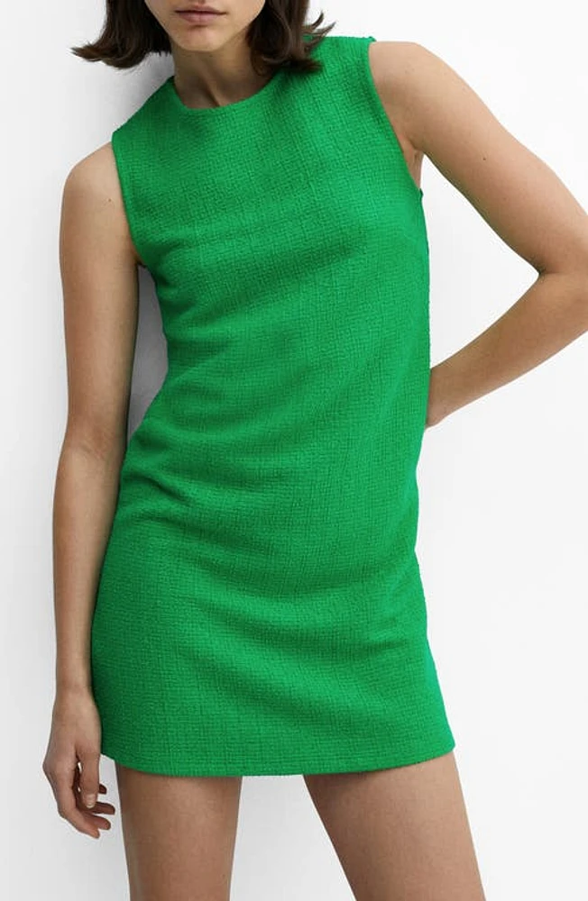 MANGO Corn Shift Dress Green at Nordstrom,