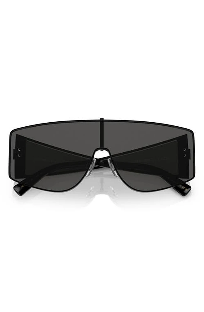 Dolce & Gabbana Shield Sunglasses in Black at Nordstrom