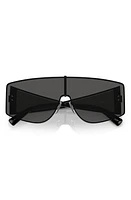 Dolce & Gabbana Shield Sunglasses in Black at Nordstrom