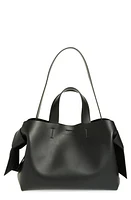 Acne Studios Musubi Leather Tote in Black at Nordstrom