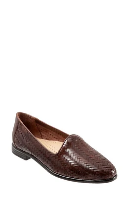 Trotters Liz III Flat Dark Brown at Nordstrom,