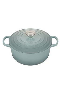 Le Creuset Signature 4.5-Quart Round Enamel Cast Iron Dutch Oven in Sea Salt at Nordstrom