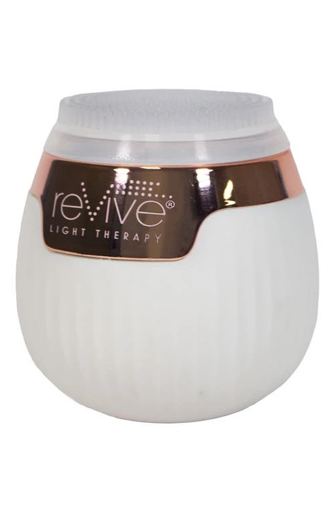 REVIVE LIGHT THERAPY Soniqué Mini LED Sonic Cleansing Device in White at Nordstrom