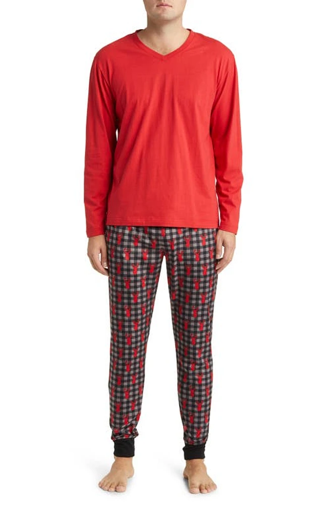 Majestic International Chalet Pajamas Charcoal at Nordstrom,