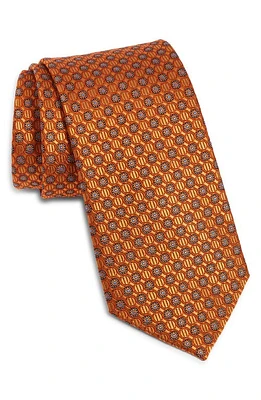 Nordstrom Neat Silk Tie in Orange at Nordstrom