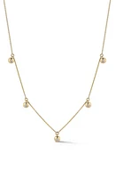 Dana Rebecca Designs Lulu Jack Diamond Bezel Charm Necklace in Yellow Gold at Nordstrom