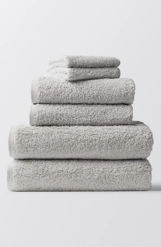 Coyuchi Cloud Loom Organic Cotton Bath Essentials in Fog at Nordstrom