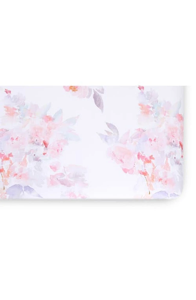 Oilo Fitted Crib Sheet in Blush at Nordstrom