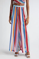 Missoni Chevron Stripe Cotton & Silk Sheer Cover-Up Pants Multicolor Chevron-Bw00Pn at Nordstrom, Us