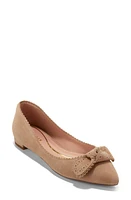 Cole Haan Bellport Skimmer Flat Blush Tan Suede at Nordstrom,