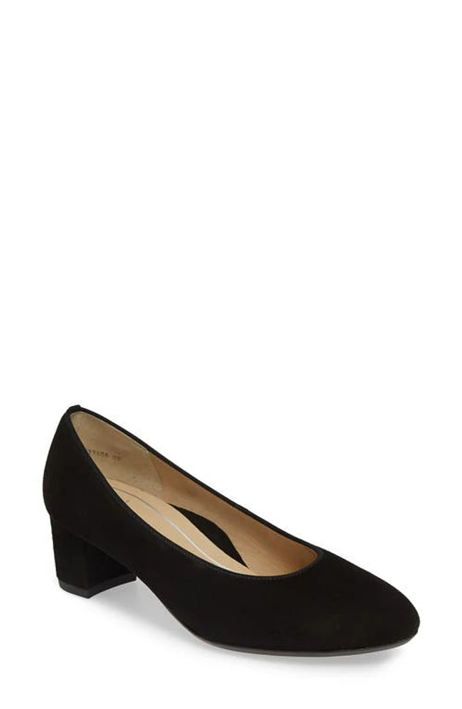 ara Kendall Pump Black Suede at Nordstrom,