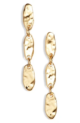 Karine Sultan Linear Drop Earrings in Gold at Nordstrom