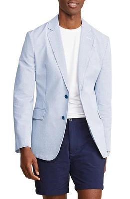 vineyard vines On-the-Go Performance Seersucker Sport Coat in Nautical at Nordstrom, Size 46 Regular