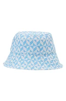 Billabong Floral Print Canvas Bucket Hat in Blue Dream at Nordstrom