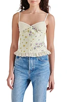 Steve Madden Blossom Mixed Media Corset Camisole Multi at Nordstrom,