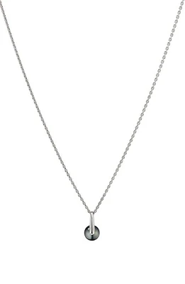 Cast The Daring Tahitian Pearl Pendant Necklace in Silver at Nordstrom, Size 18