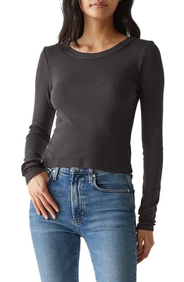 Michael Stars Orion Crop Long Sleeve T-Shirt in Oxide at Nordstrom