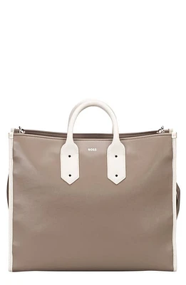 BOSS Sandy Tote in Medium Beige at Nordstrom