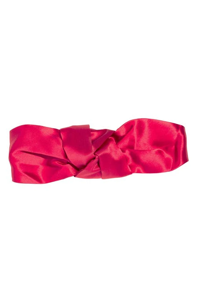 L. Erickson Knotted Head Wrap in Fuchsia at Nordstrom