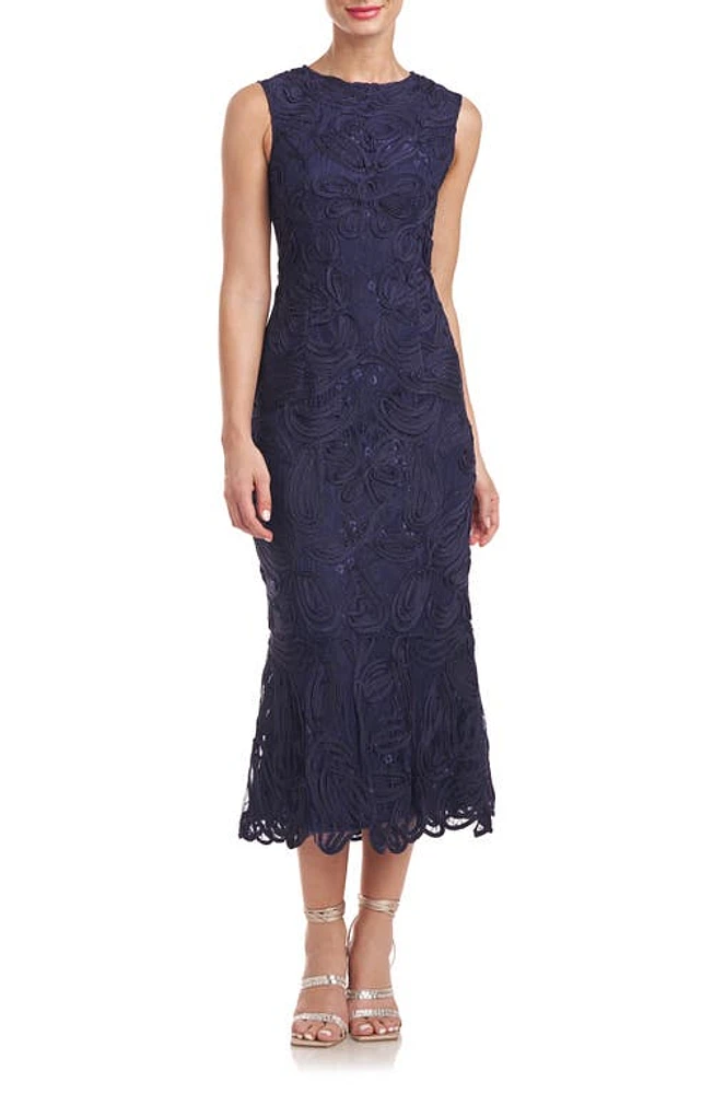 JS Collections Meli Soutache Cocktail Midi Dress at Nordstrom,