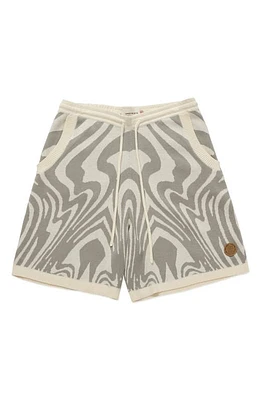 HONOR THE GIFT Dazed Cotton Knit Drawstring Shorts Bone at Nordstrom,