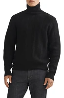 rag & bone Durham Herringbone Cashmere Turtleneck Sweater at Nordstrom,