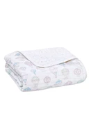 aden + anais Dream Organic Cotton Muslin Blanket in Above The Clouds Pink at Nordstrom