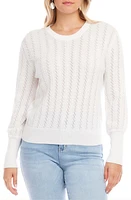 Karen Kane Pointillé Knit Sweater at Nordstrom,