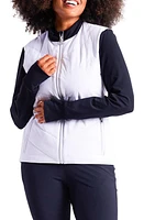 KINONA Free Swing Quilted Golf Jacket White/black at Nordstrom,