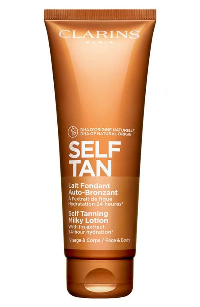 Clarins Self Tanning Face & Body Milky Lotion at Nordstrom