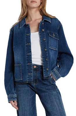 Wash Lab Denim Maddie Jacket Sail Blue at Nordstrom,