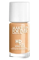 Make Up For Ever HD Skin Hydra Glow Skin Care Foundation with Hyaluronic Acid in 2Y32 - Warm Caramel at Nordstrom