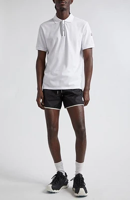 Moncler Short Sleeve Cotton Polo at Nordstrom,