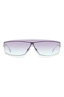 Isabel Marant 99mm Gradient Oversize Shield Sunglasses in Silver Green/Violet Green at Nordstrom