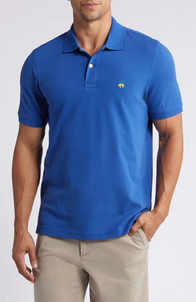 Brooks Brothers Supima Cotton Golf Polo Blue Quartz at Nordstrom,