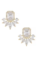 Ettika Crystal Stud Earrings in Gold at Nordstrom