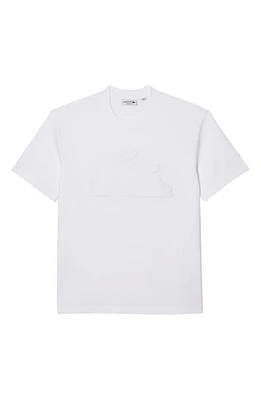 Lacoste Relaxed Fit Logo Patch Cotton T-Shirt at Nordstrom,