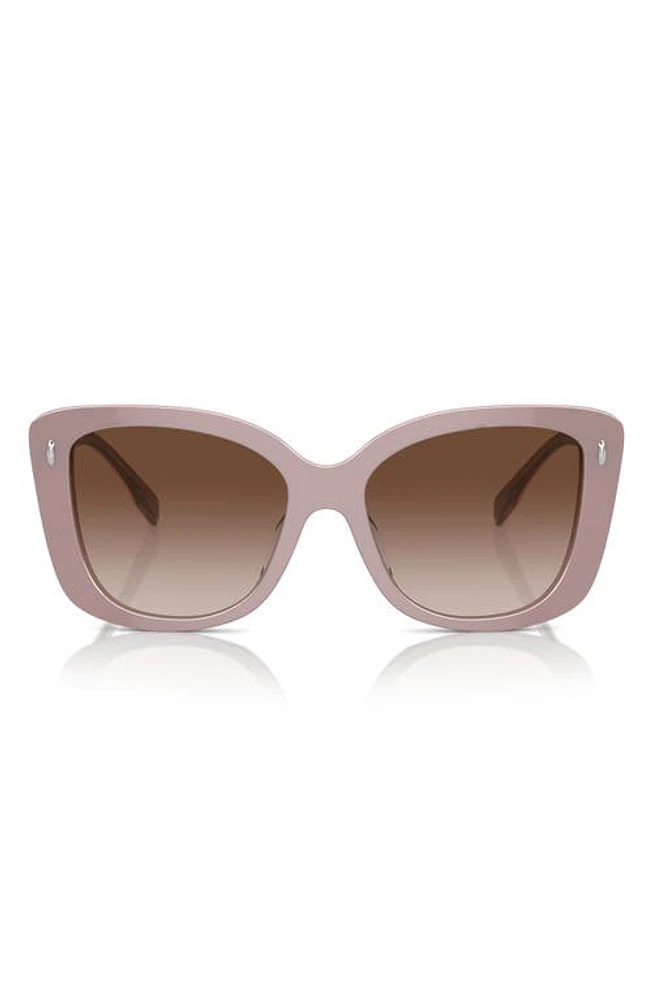 Tory Burch 54mm Gradient Butterfly Sunglasses in Pink at Nordstrom