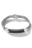 John Hardy Rata Chain Station Bracelet in Black at Nordstrom, Size Medium