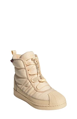 adidas Kids' Superstar Boot Sand Strata/White at Nordstrom, M