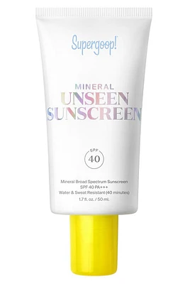 Supergoop! Mineral Unseen Sunscreen SPF 40 at Nordstrom, Size 1.7 Oz