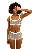 Dippin Daisys Farrah Elastic Waist Booty Short Cola at Nordstrom,