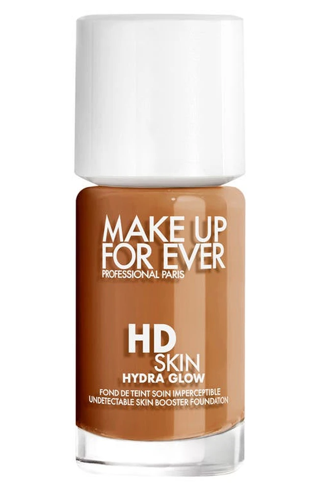 Make Up For Ever HD Skin Hydra Glow Skin Care Foundation with Hyaluronic Acid in 3Y52 - Warm Chestnut at Nordstrom